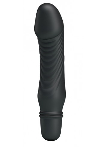 czarny mini wibrator stymulujący strefy kobiece