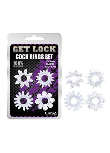 Cock Rings Set-Clear