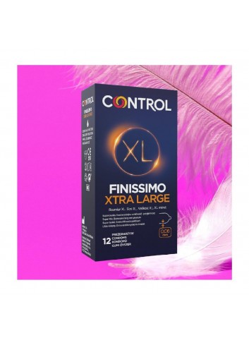 Prezerwatywy-Control Finissimo Xtra Large 12""s