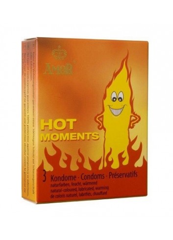 Prezerwatywy Stymulujące Rozgrzewające Amor Hot Moments 3szt