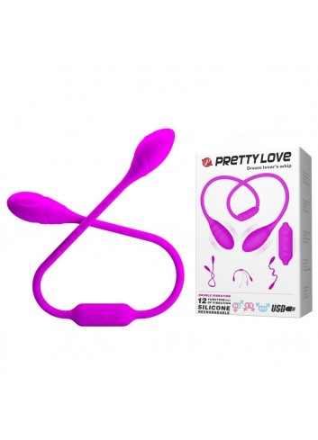 PRETTY LOVE -Dream lover's whip, 12 vibration functions Bendable