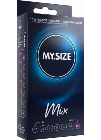 MY.SIZE Mix 69 mm Condoms- 10 pieces
