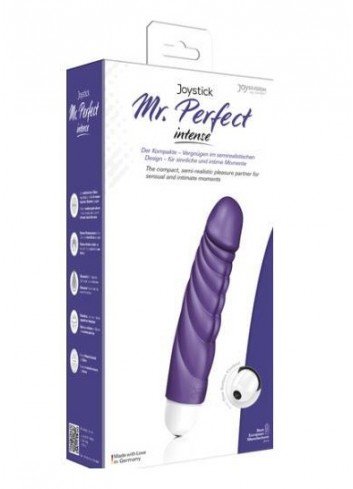Elegancki Wibrator Joystick Mr. Perfect fioletowy dł. 17 cm