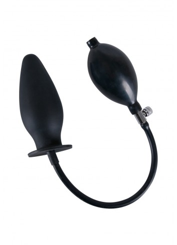 Korek Analny Nadmuchiwany True Black Inflatable Anal Plug