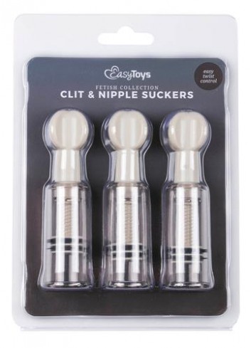 Pompka-Nipple & Clit Suckers 3pcs