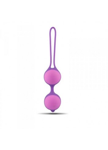 Kulki-Palline Vaginali Bi-Balls Double Purple