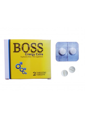 Mocne tabletki na erekcje boss Energy extra Ginseng 2 szt.