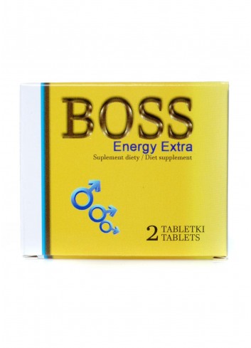 Mocne tabletki na erekcje boss Energy extra Ginseng 10 szt. 5 paczek