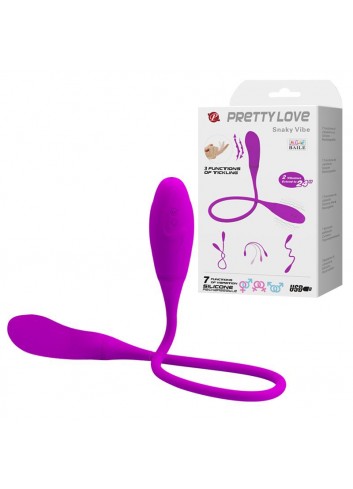 PRETTY LOVE -Snaky Vibe, 7 vibration functions 3 tickling functions Bendable