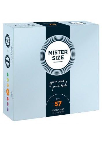 Prezerwatywy na wymiar Mister size 57 dla obwodu 11,5 - 12 cm