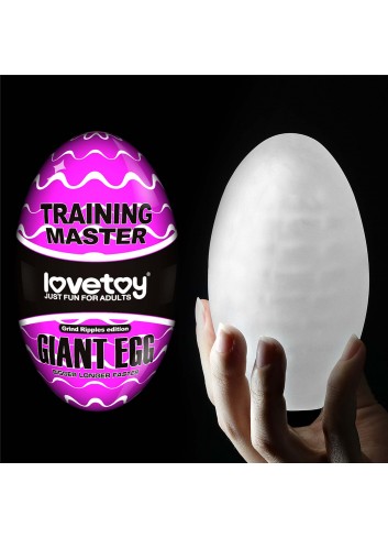 Duże jajeczko masturbator z wypustkami Giant egg